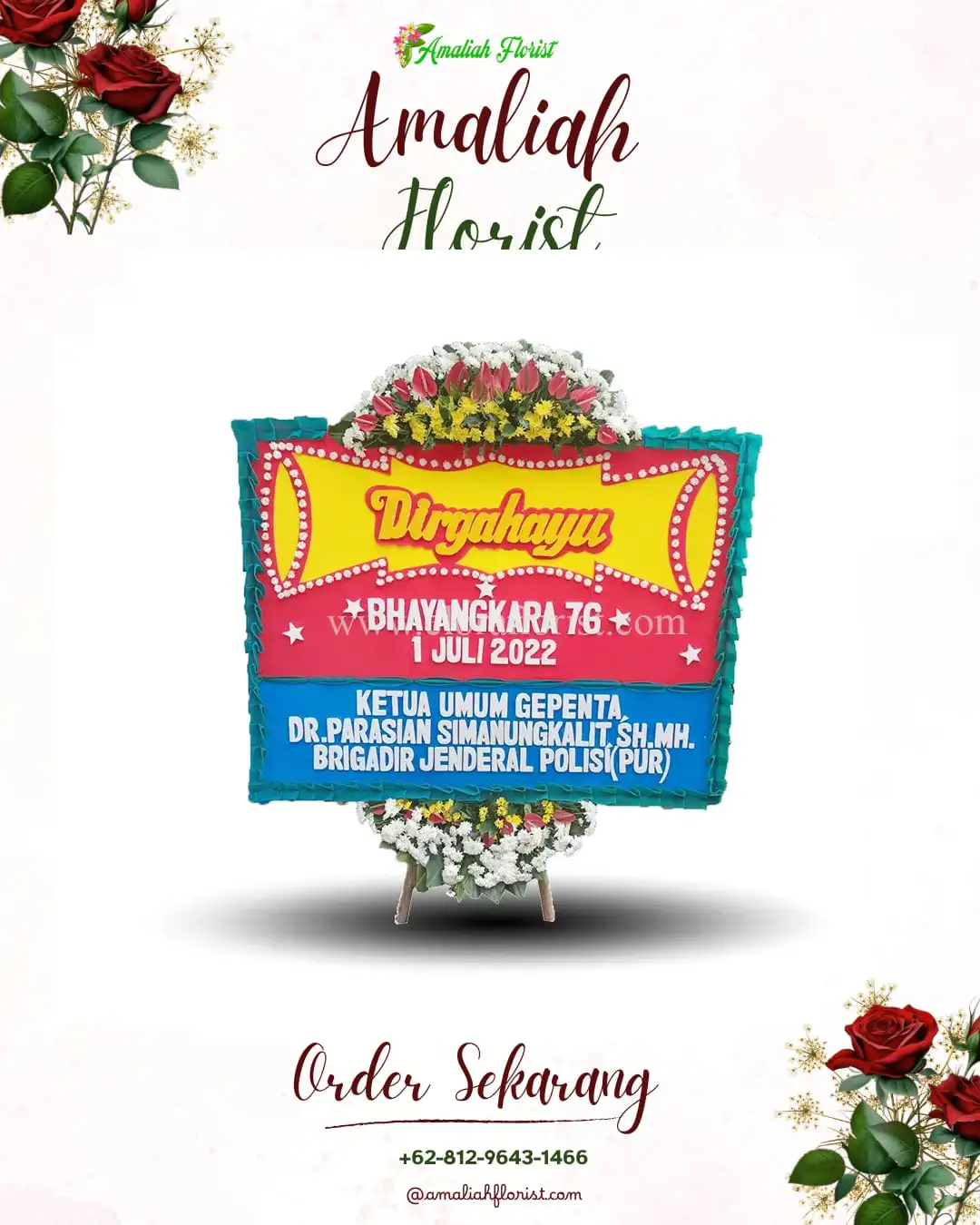 Papan Bunga HUT Ulang Tahun Kesiut